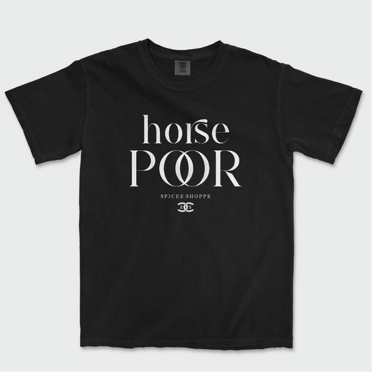 Horse Poor | Black | Tee Shirt