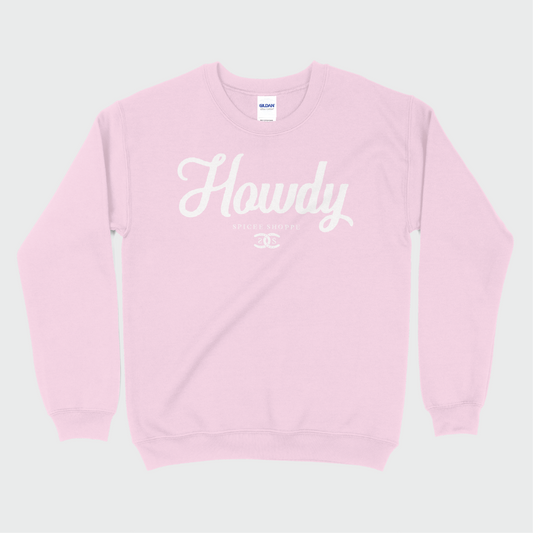 Howdy | Light Pink | Sweatshirt