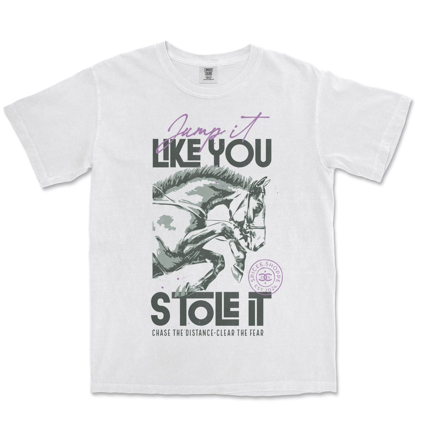 Jump It Like You Stole It | White | Tee Shirt