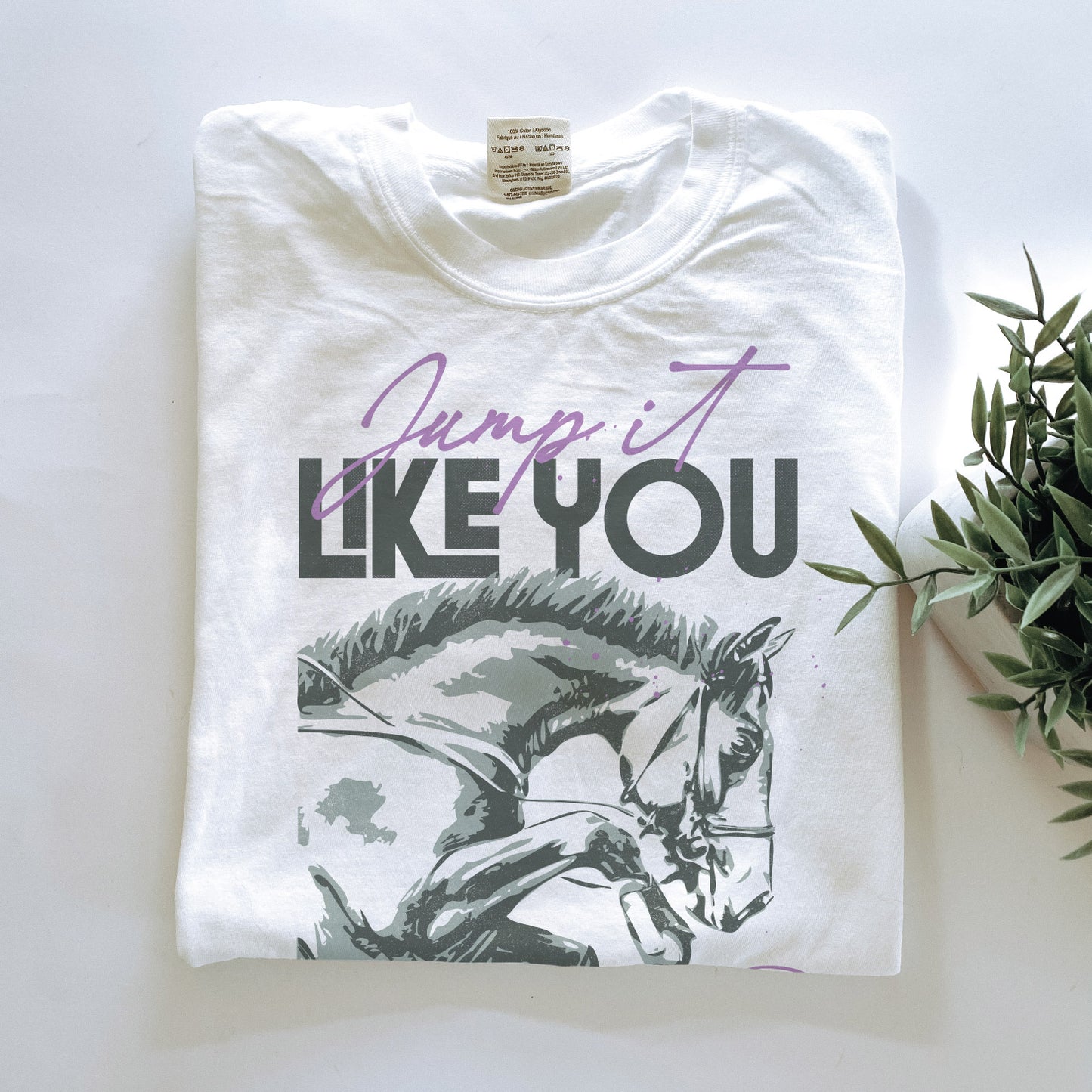 Jump It Like You Stole It | White | Tee Shirt