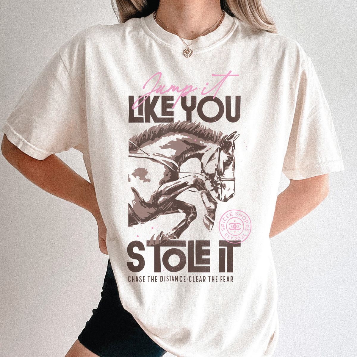 Jump It Like You Stole It | Ivory | Tee Shirt