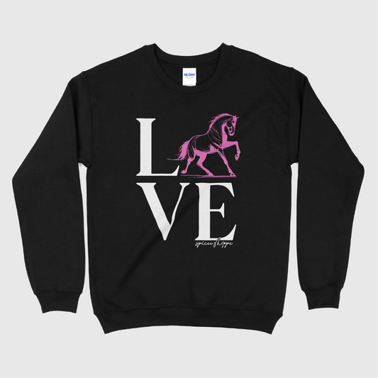 LOVE | Black | Sweatshirt