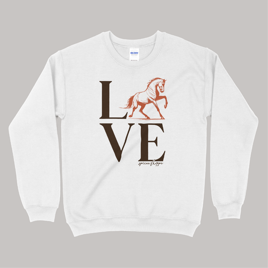 LOVE | White | Sweatshirt