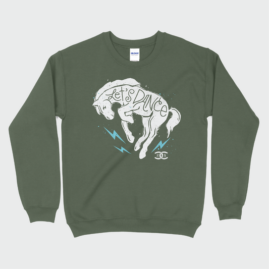 Let's Dance | Army Green | Sweatshirt