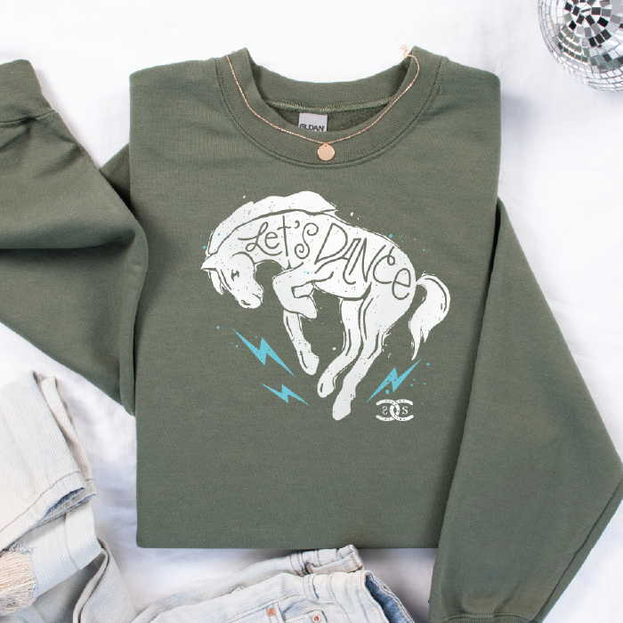 Let's Dance | Army Green | Sweatshirt
