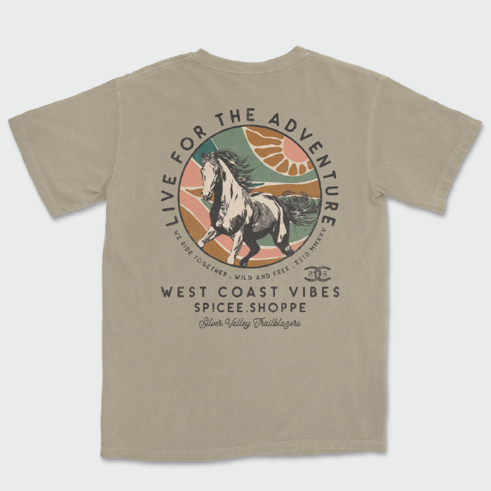 Live For The Adventure | Khaki | Tee Shirt