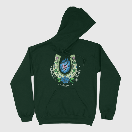 Lucky You | Forest Green | Hoodie