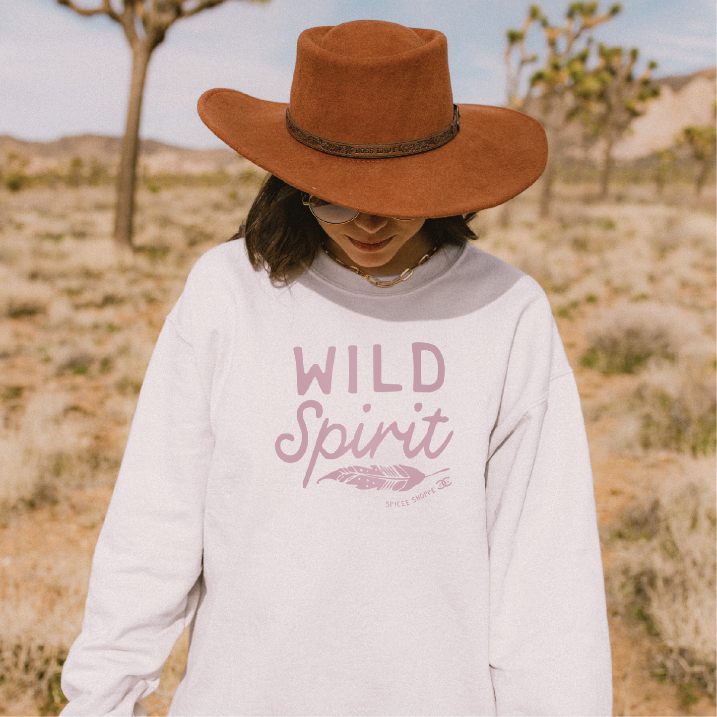 Wild Spirit | White | Sweatshirt