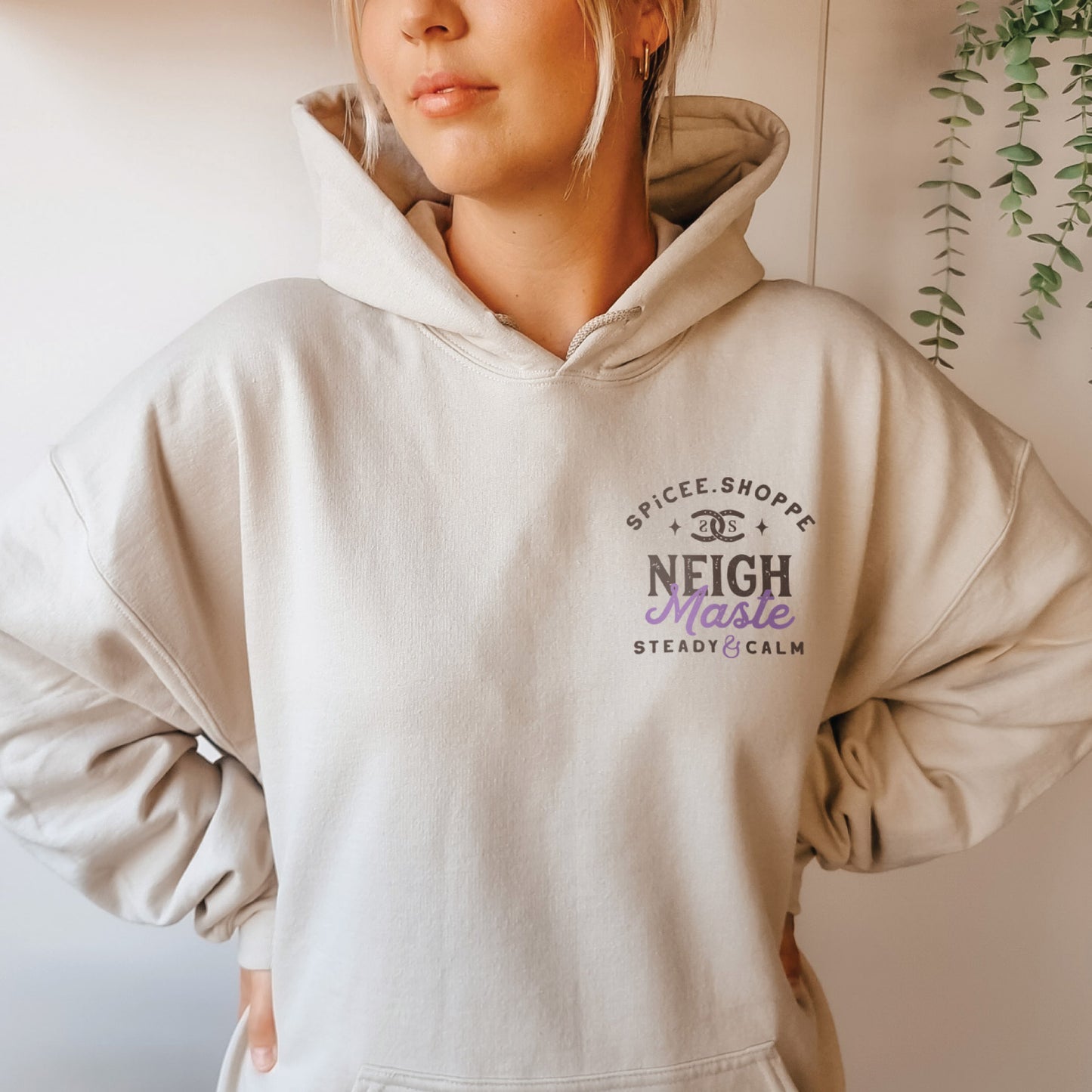 Neigh-Maste | Sand | Hoodie