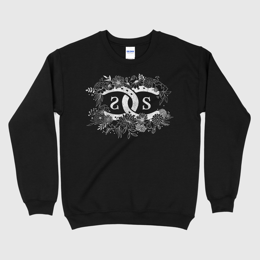 SP!CEE Floral Logo | Black | Sweatshirt