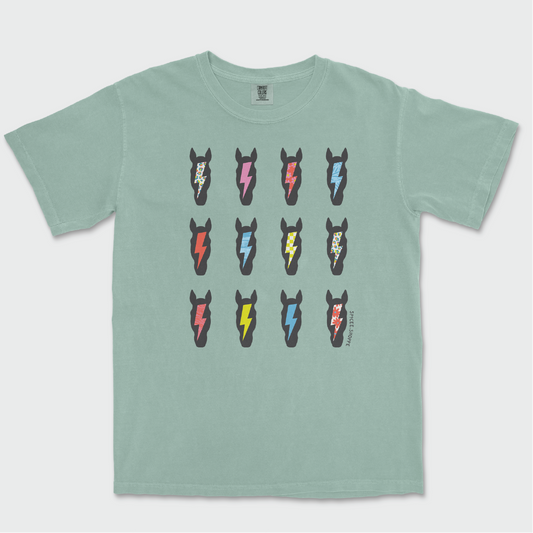 Ponies & Bolts | Bay Green | Tee Shirt