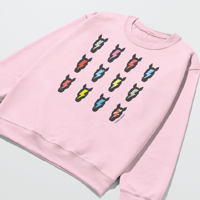 Ponies & Bolts | Light Pink | Sweatshirt