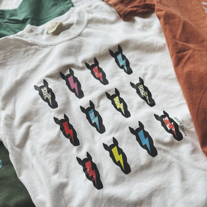 Ponies & Bolts | White | Tee Shirt