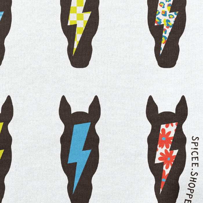 Ponies & Bolts | White | Sweatshirt