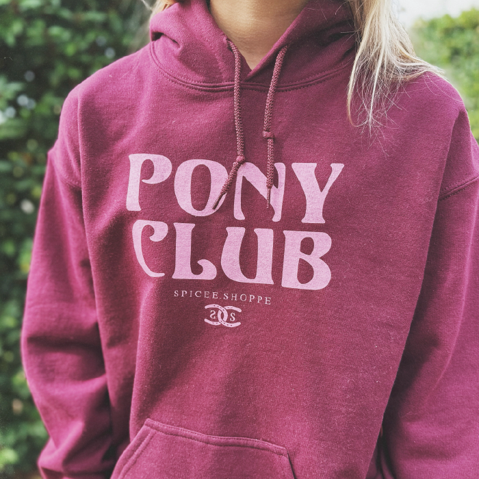 Pony Club | Maroon | Hoodie