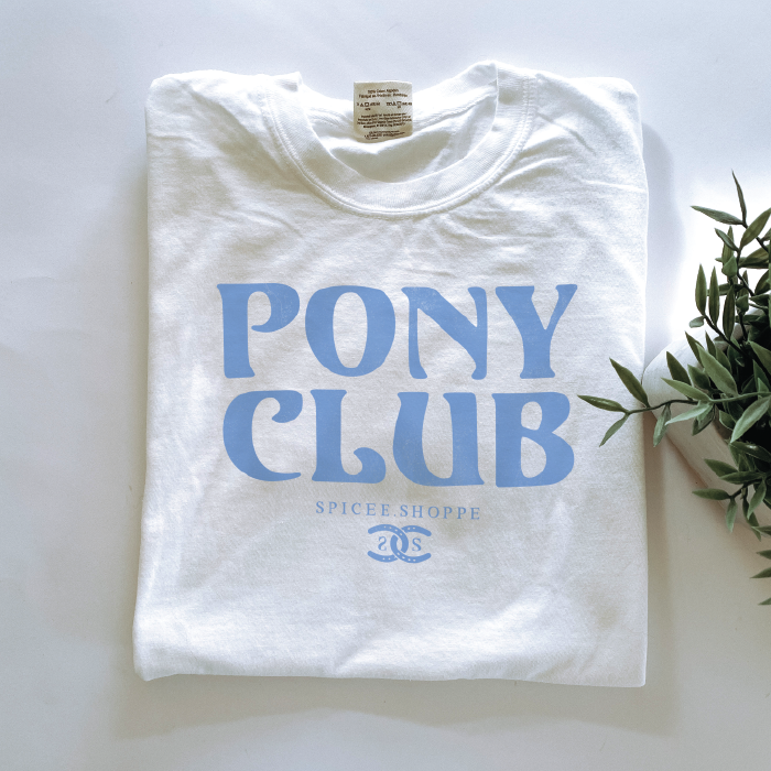 Pony Club | White | Tee Shirt
