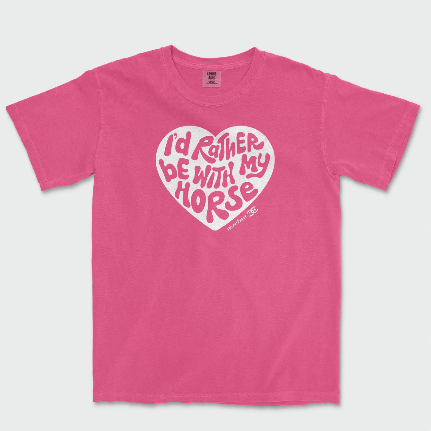 I'd Rather Be With My Horse | Crunchberry | Tee Shirt