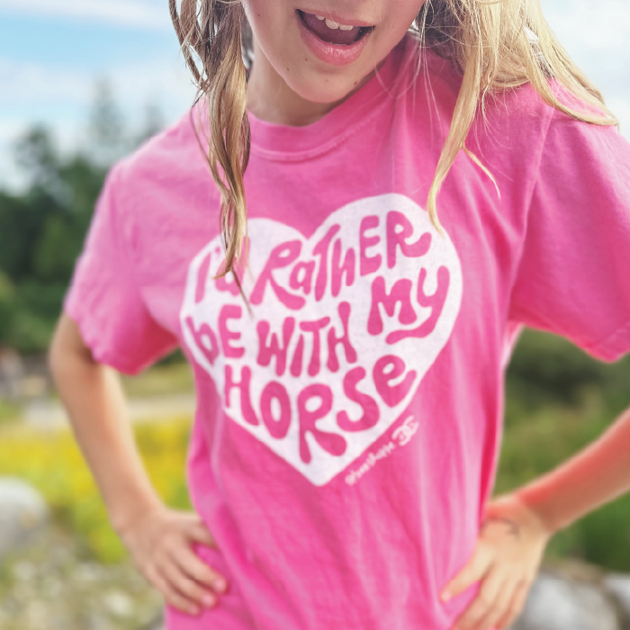 I'd Rather Be With My Horse | Crunchberry | Tee Shirt