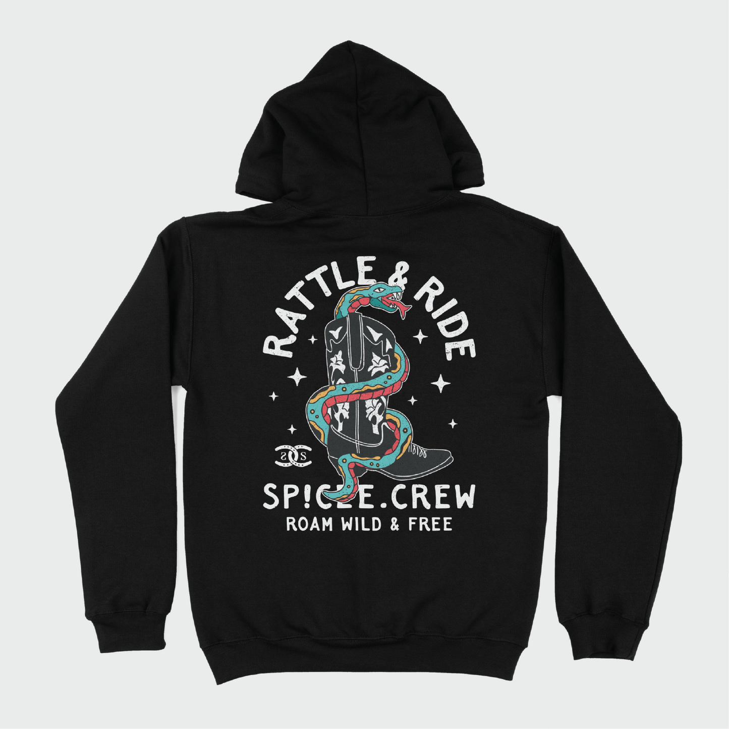 Rattle & Ride | Black | Hoodie