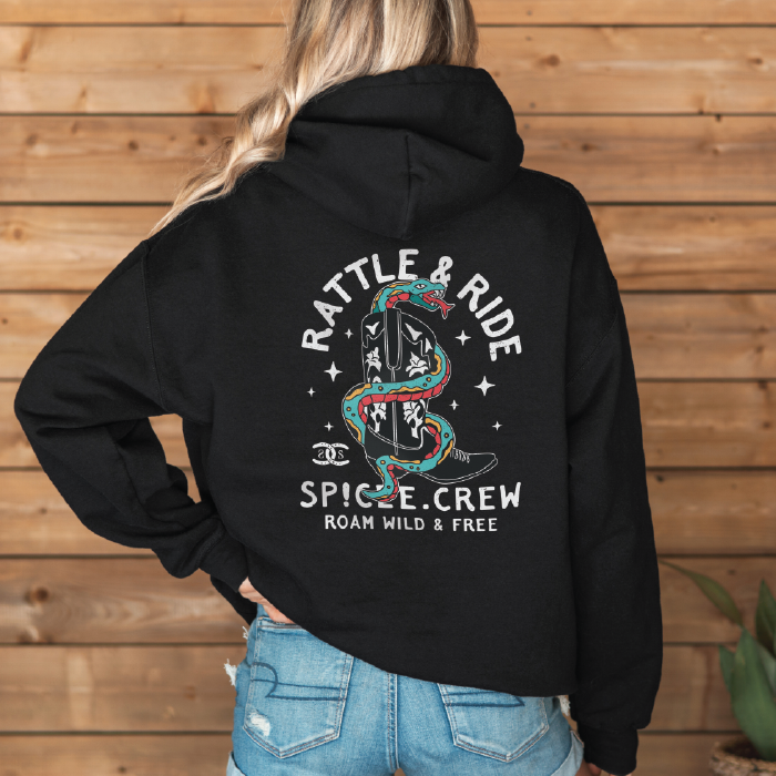 Rattle & Ride | Black | Hoodie