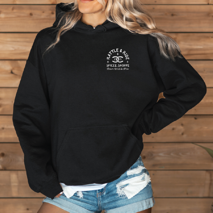 Rattle & Ride | Black | Hoodie