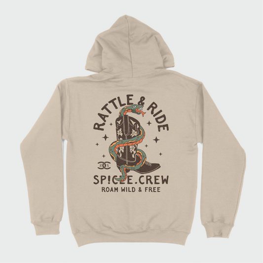 Rattle & Ride | Sand | Hoodie