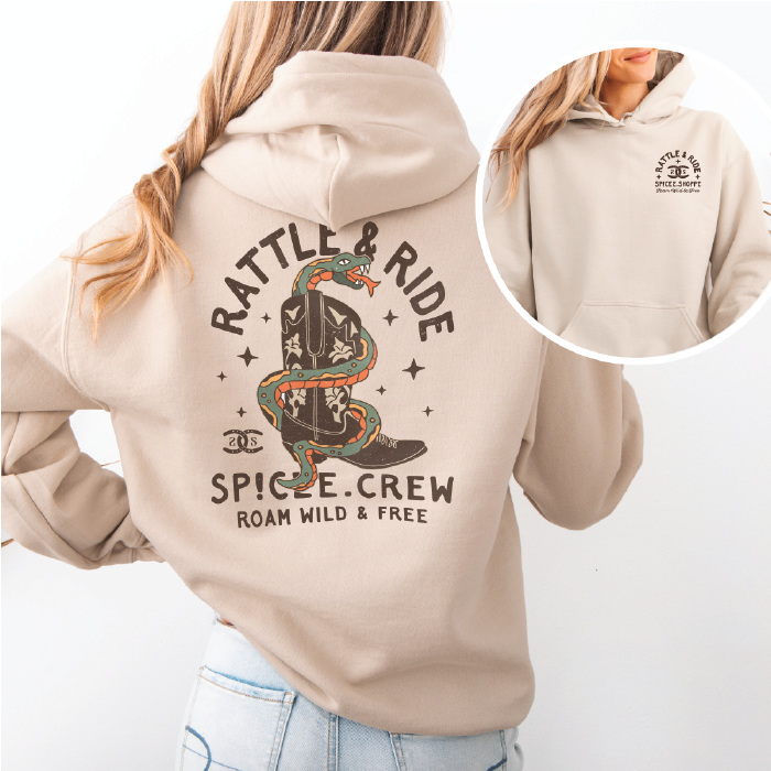 Rattle & Ride | Sand | Hoodie