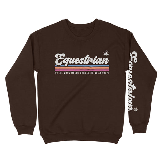 Retro EQ | Chocolate | Sweatshirt