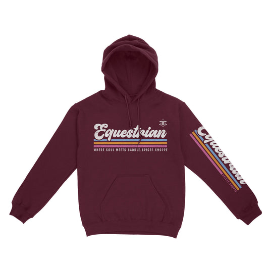 Retro EQ | Maroon | Hoodie