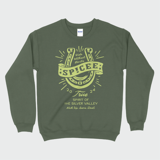 Ride Without Limits| Army Green | Sweatshirt