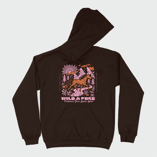 Roam Free | Chocolate Brown | Hoodie