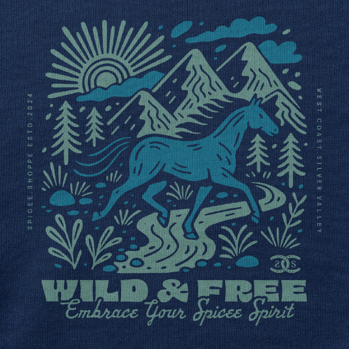 Roam Free | Navy Blue | Hoodie