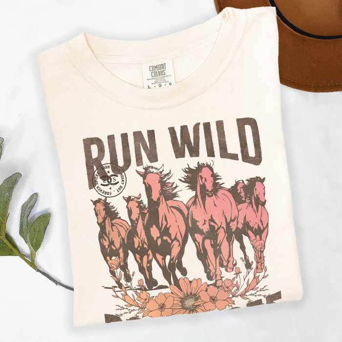Run Wild | Ivory | Tee Shirt