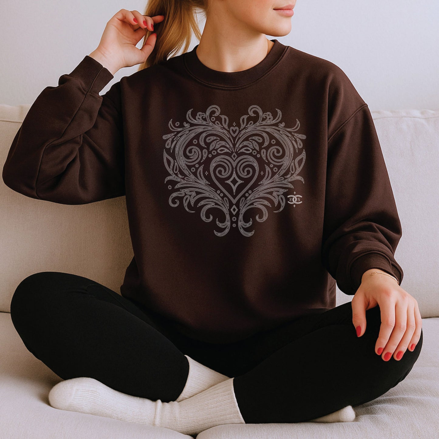 SPICEE Stitches | Chocolate | Sweatshirt