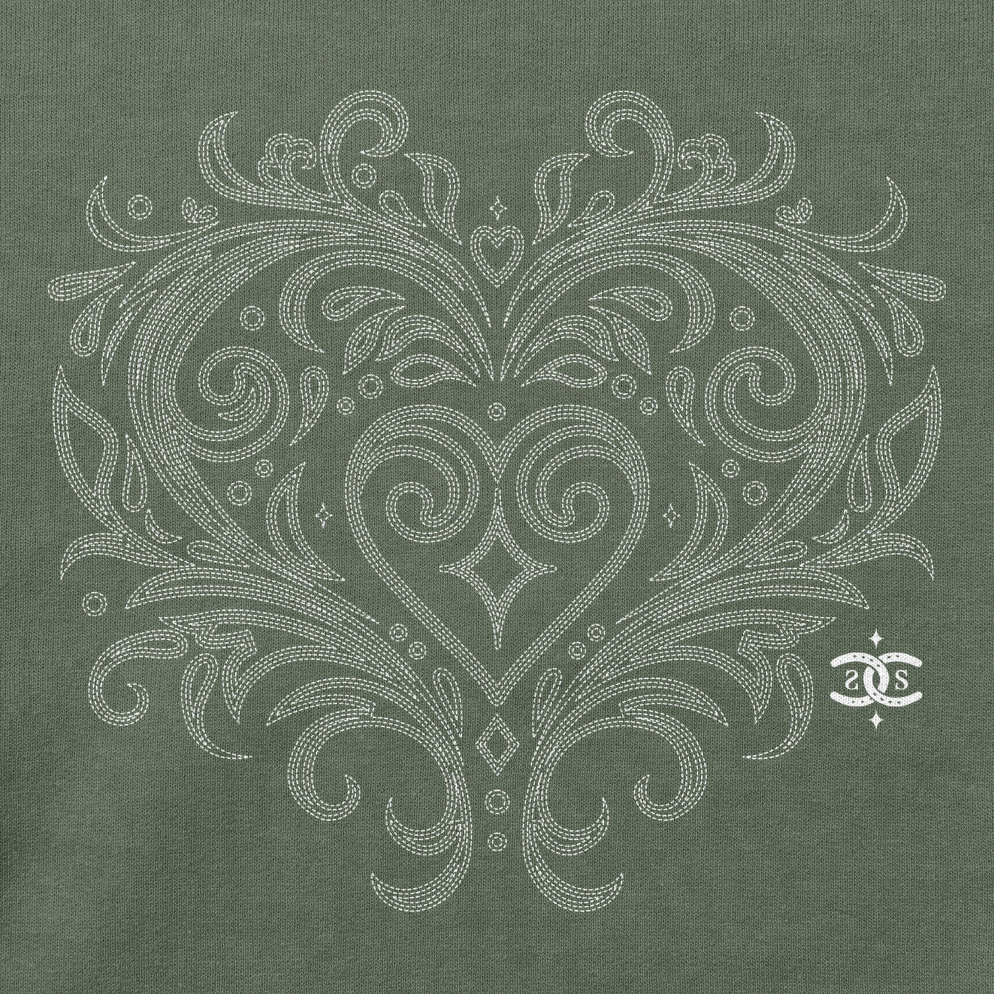 SPICEE Stitches | Military Green | Sweatshirt