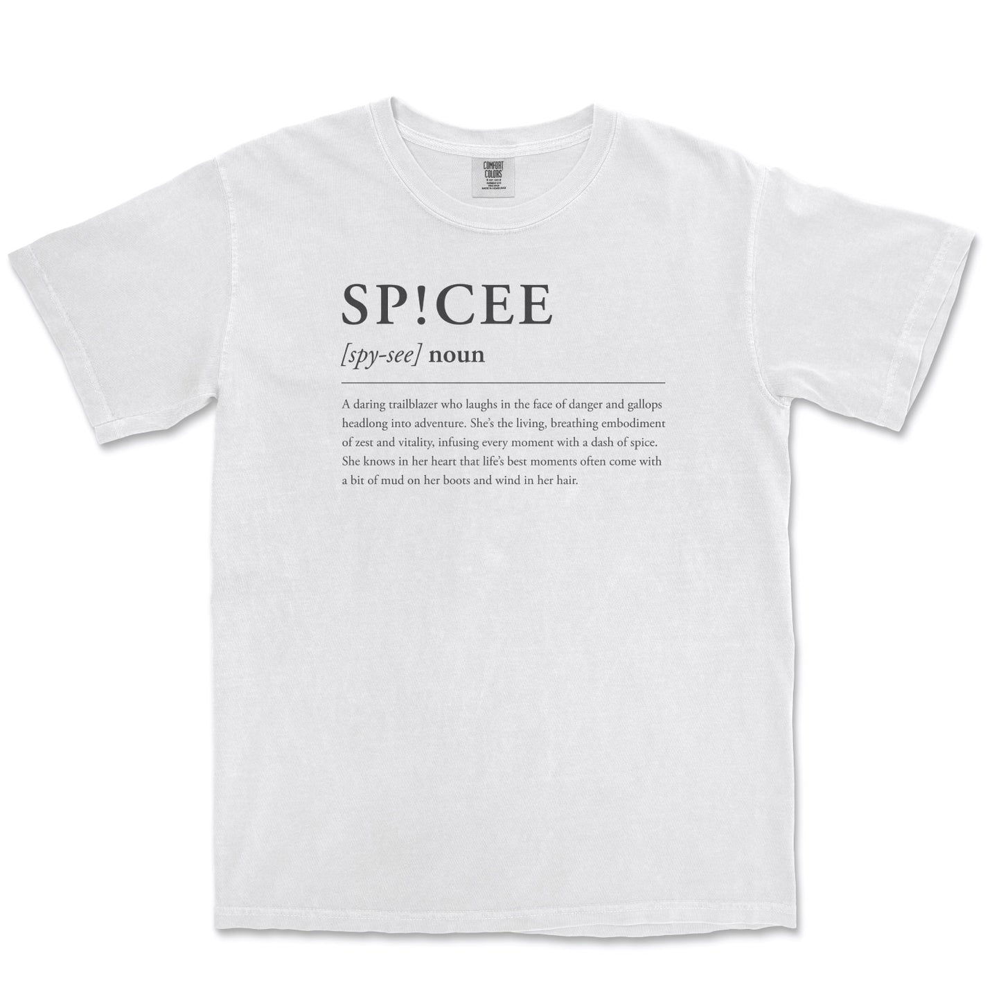 SPICEE Definition | White | Tee Shirt