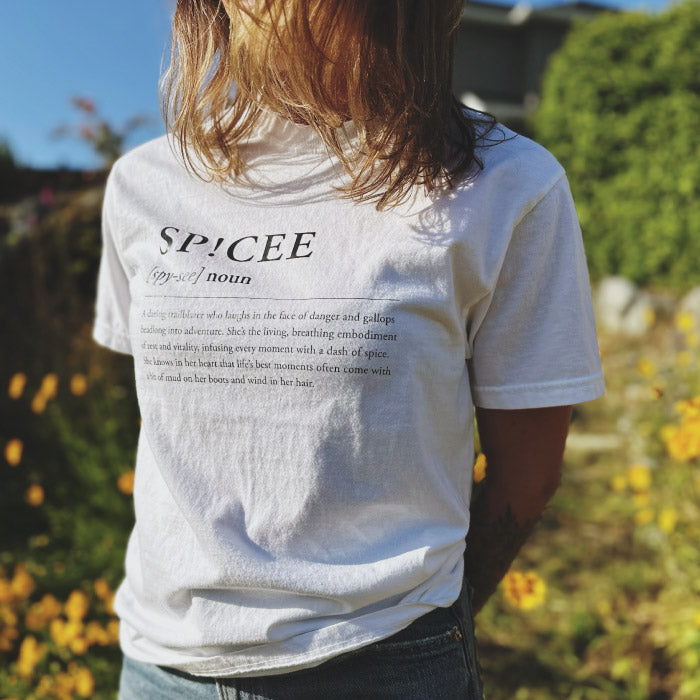 SPICEE Definition | White | Tee Shirt