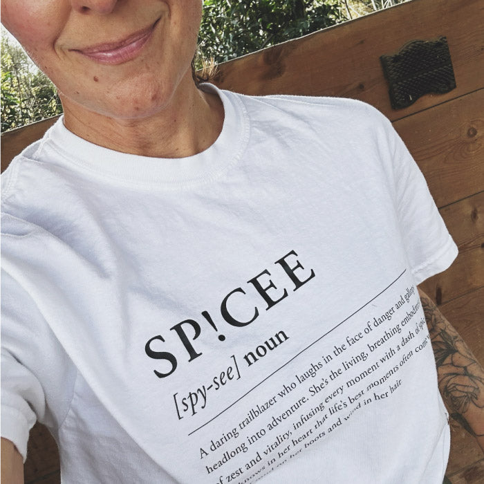 SPICEE Definition | White | Tee Shirt