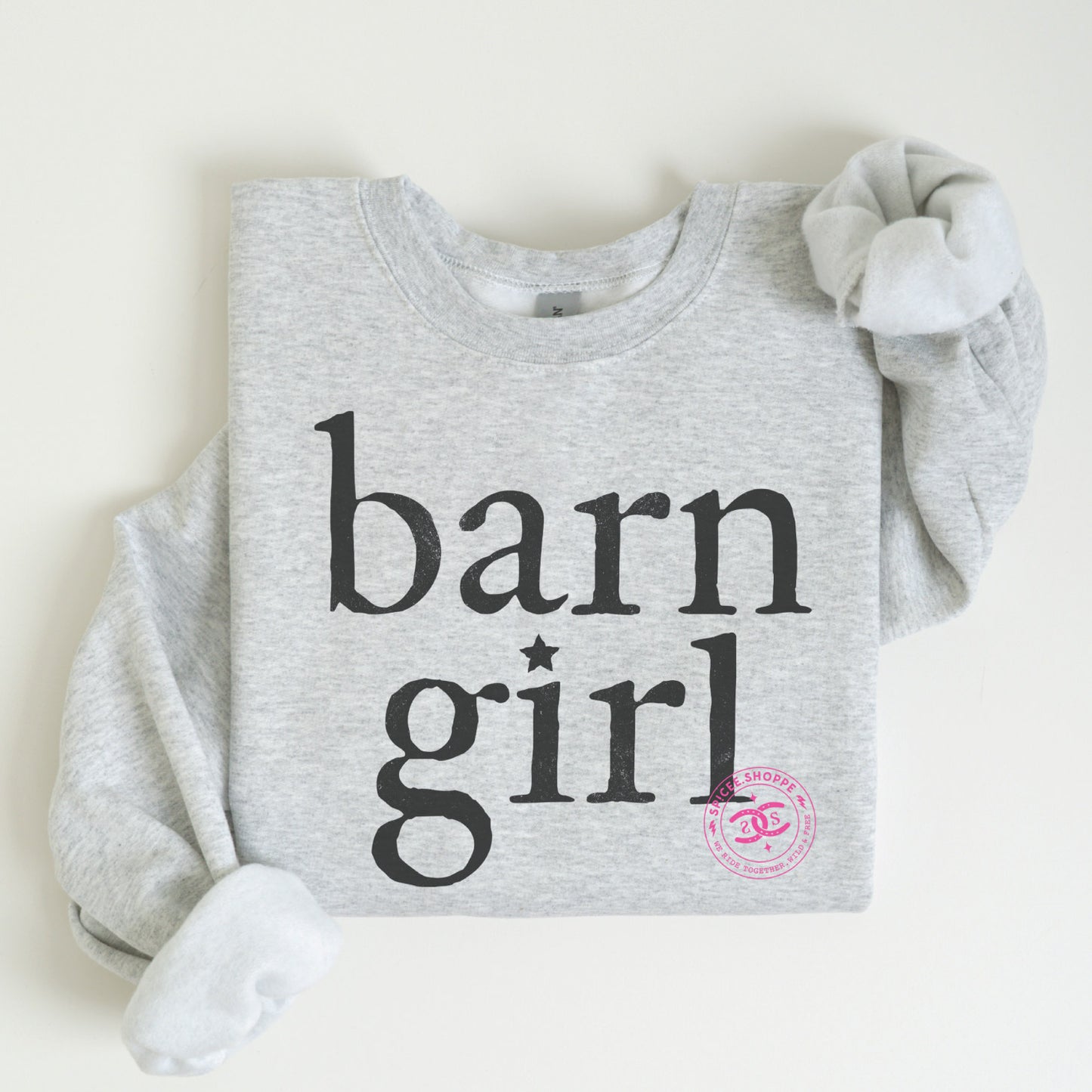 Barn Girl | Ash Grey | Sweatshirt