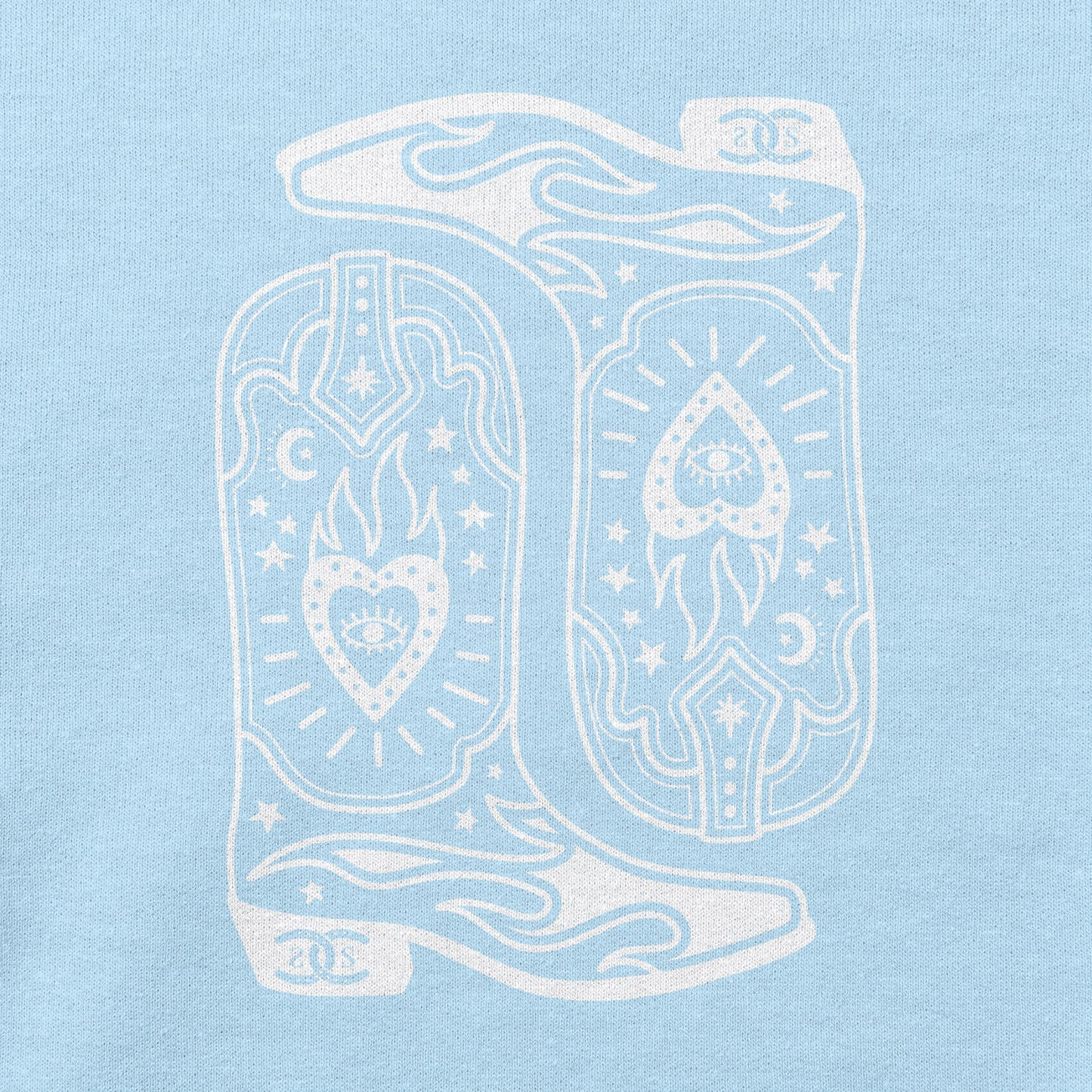 Boots & Bravado | Light Blue | Sweatshirt