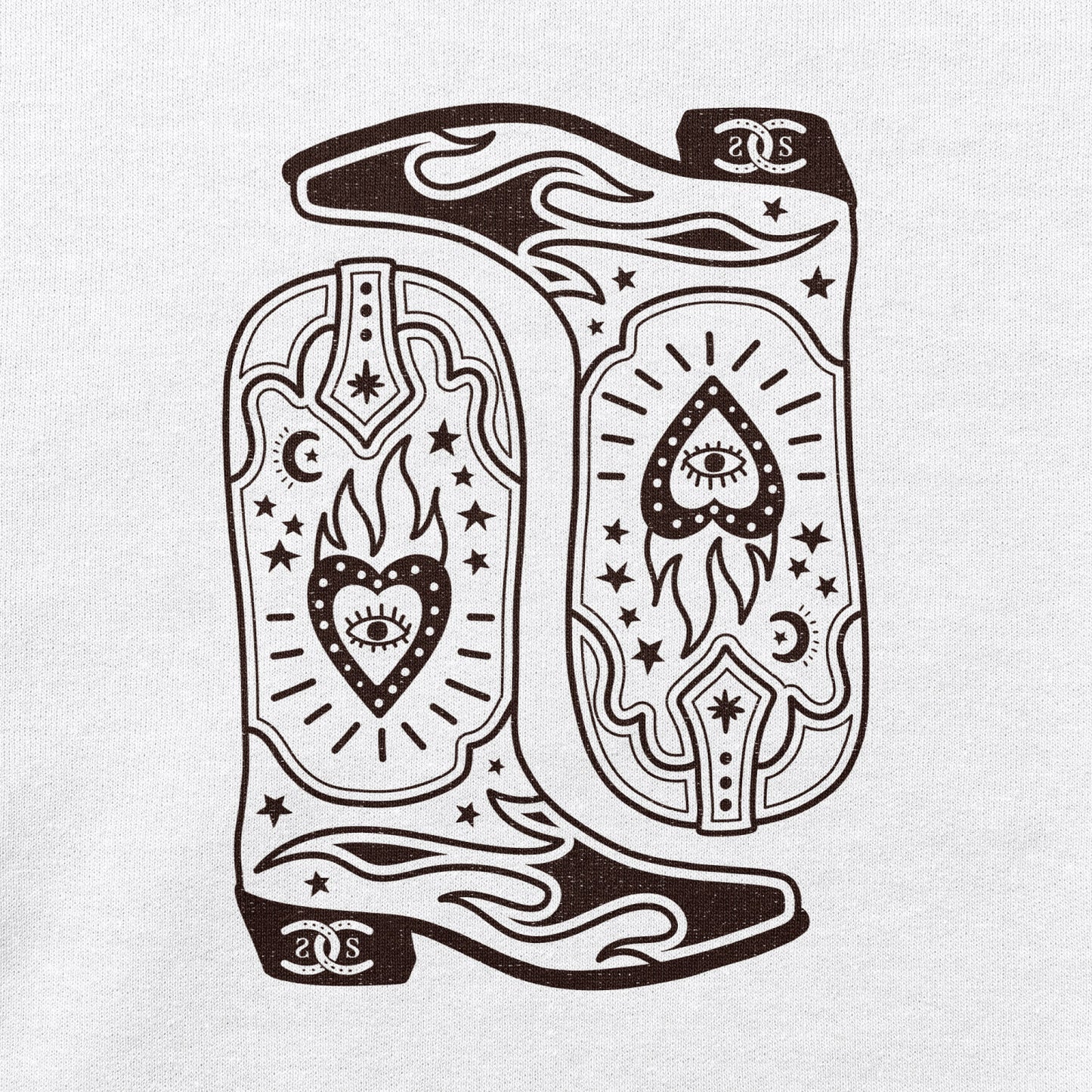 Boots & Bravado | White | Sweatshirt