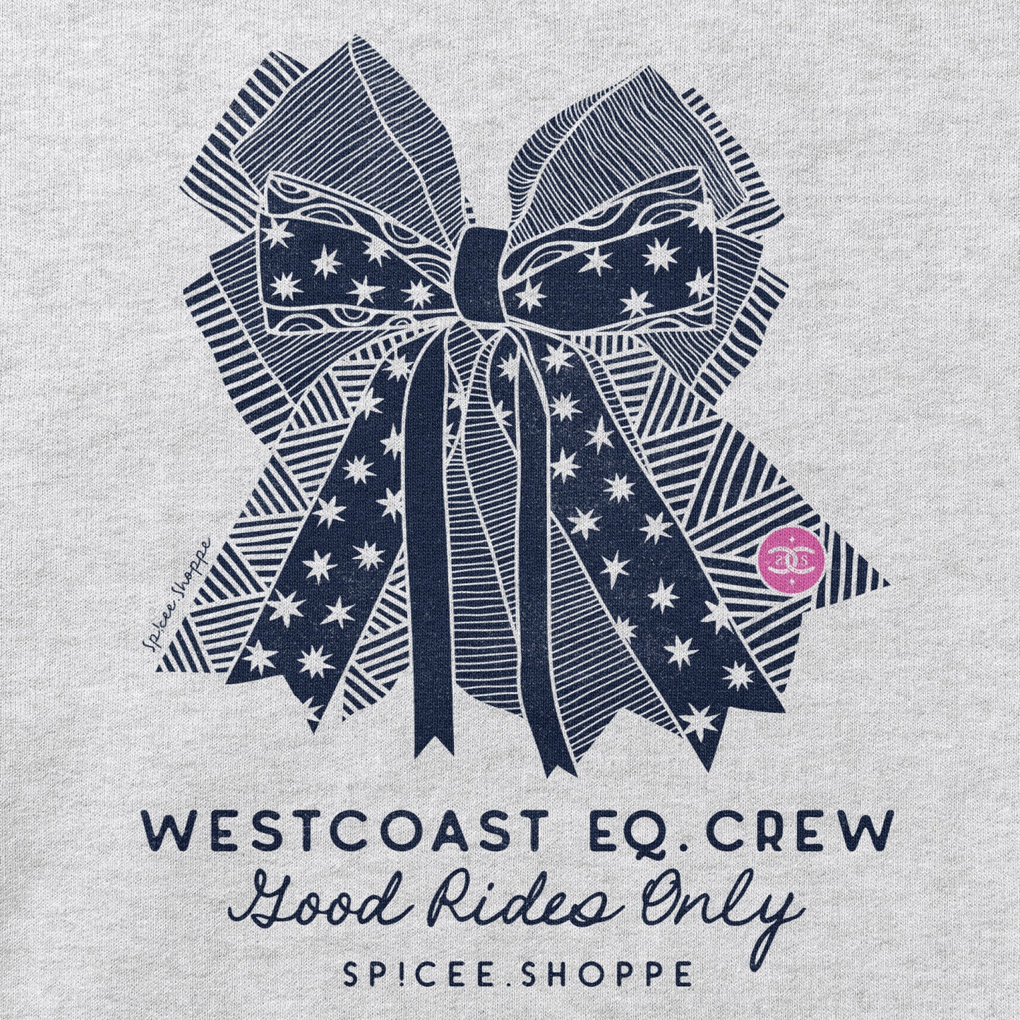 Bows and Spice | Ash Grey | Hoodie
