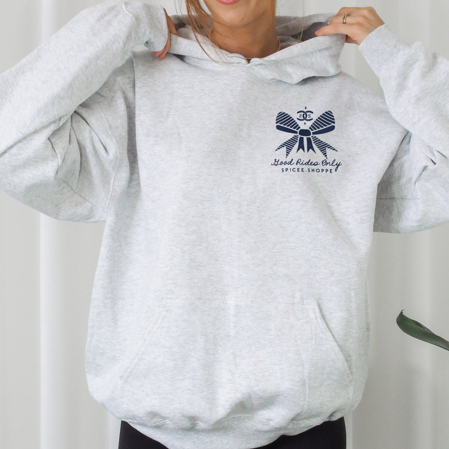 Bows and Spice | Ash Grey | Hoodie
