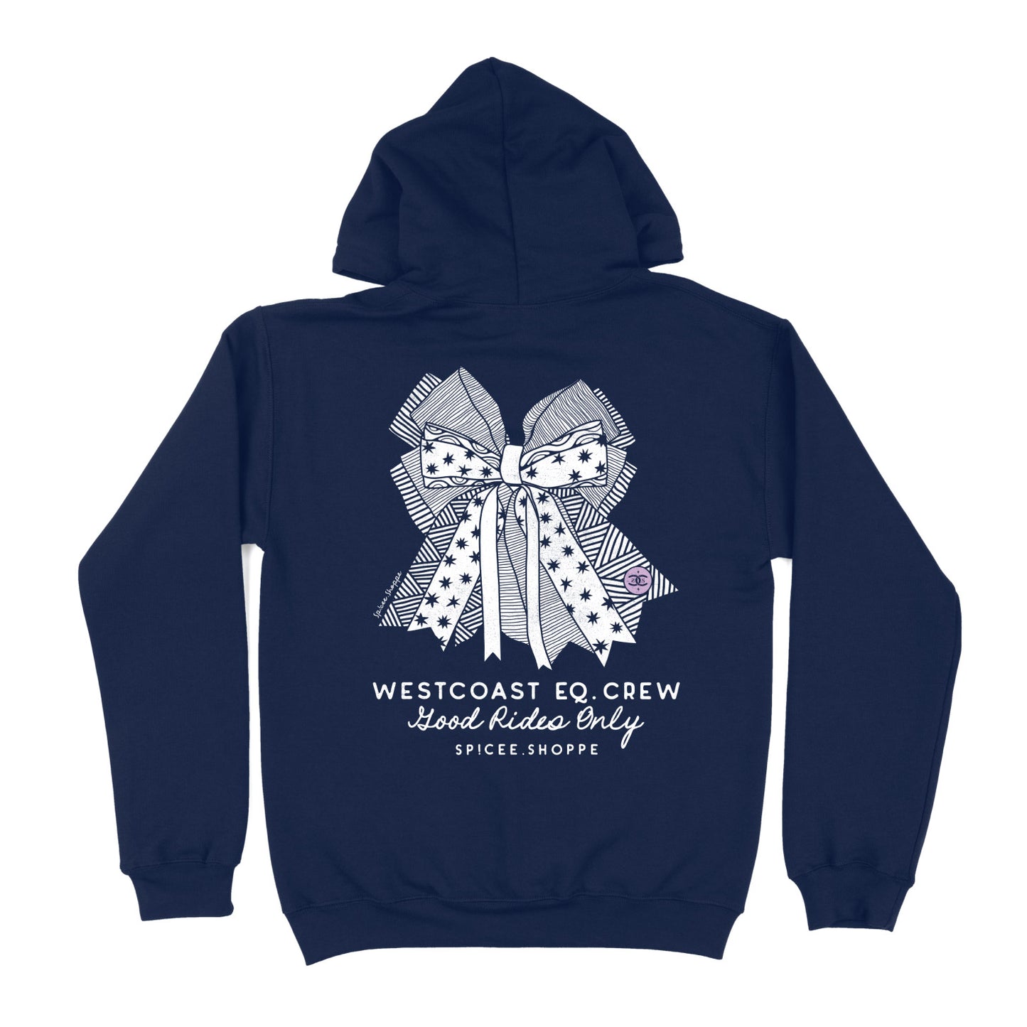 Bows and Spice  | Navy Blue | Hoodie