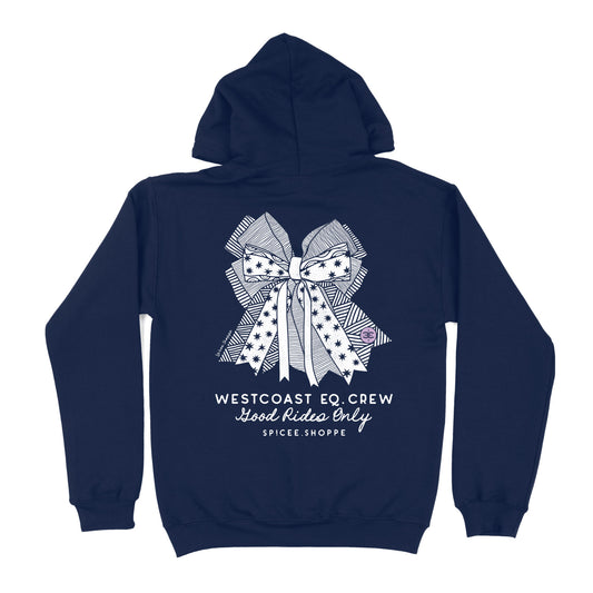 Bows and Spice  | Navy Blue | Hoodie
