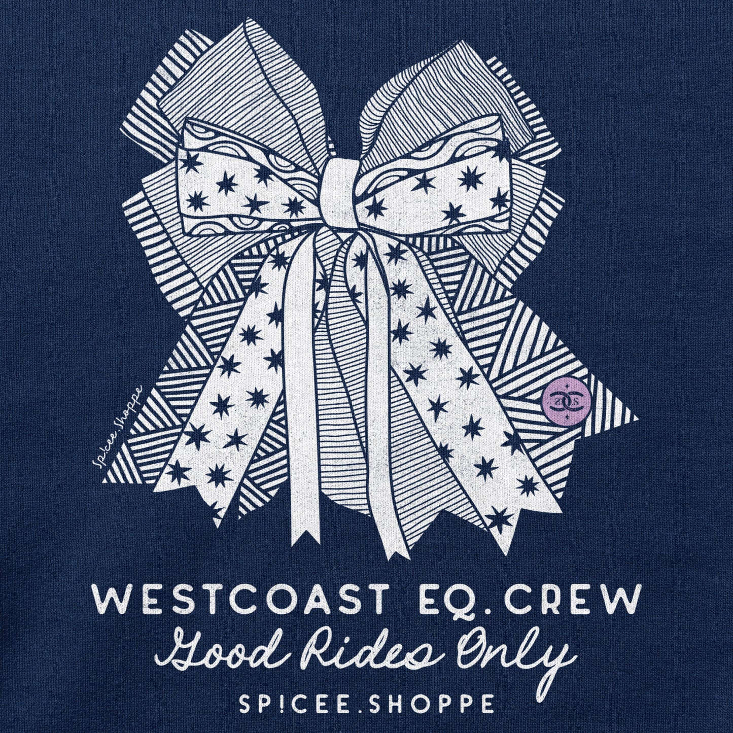 Bows and Spice  | Navy Blue | Hoodie