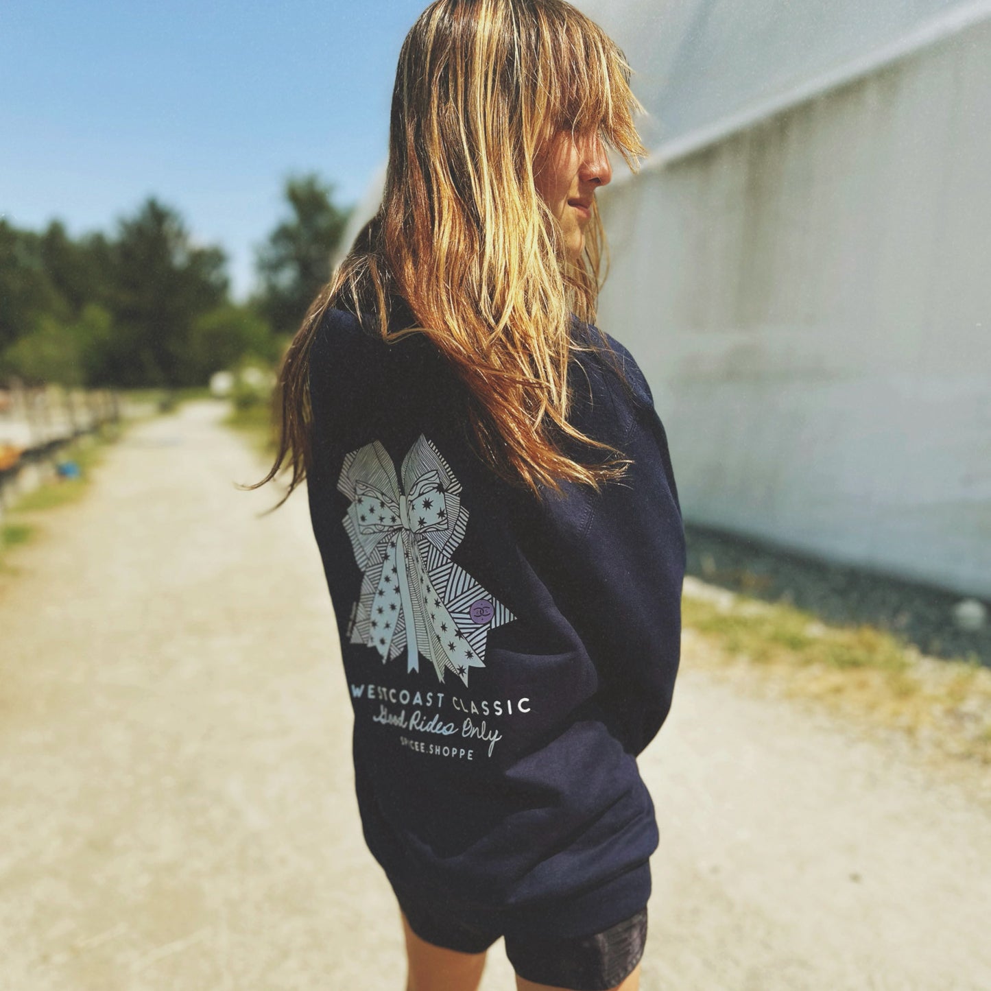 Bows and Spice  | Navy Blue | Hoodie