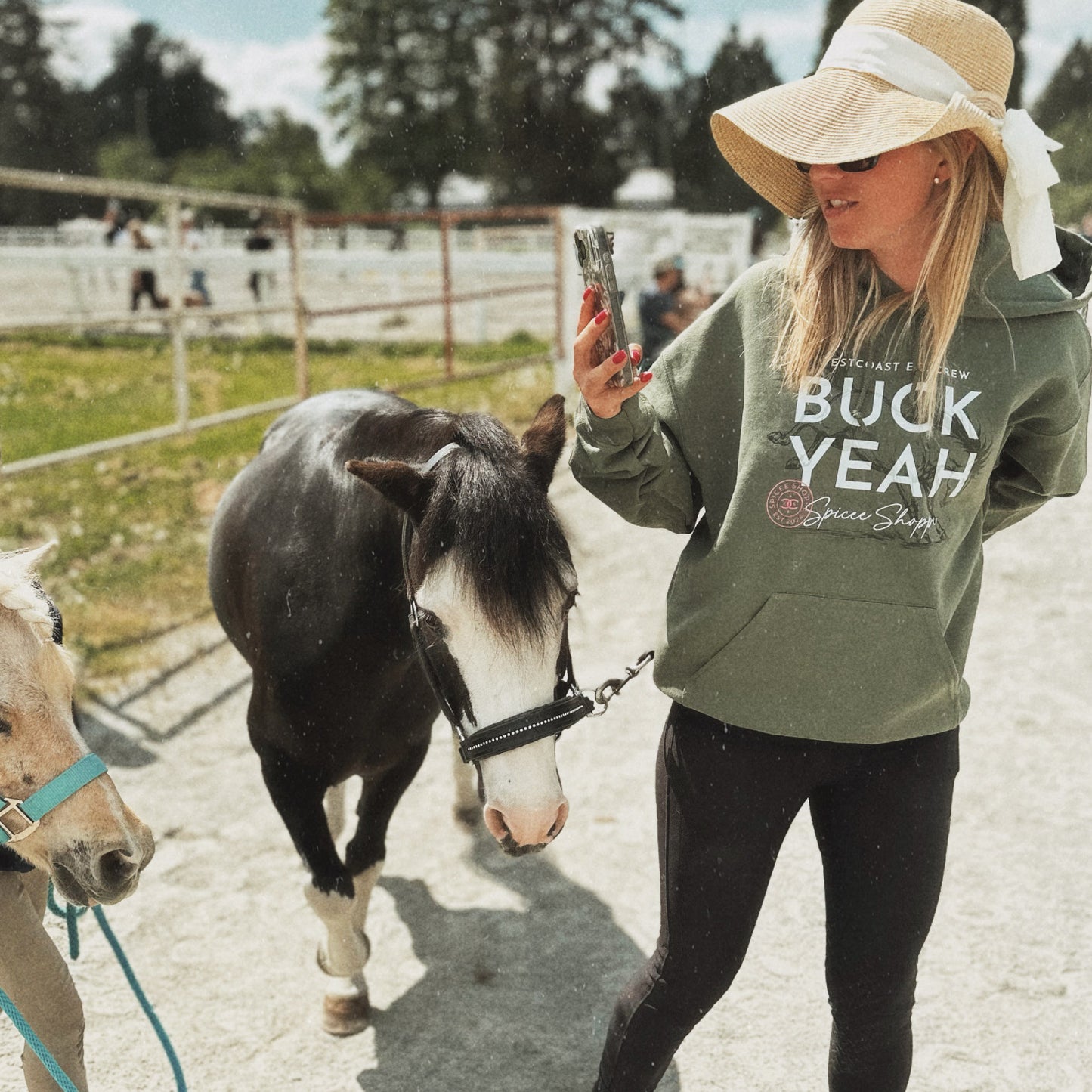 Buck Yeah | Military Green | Hoodie