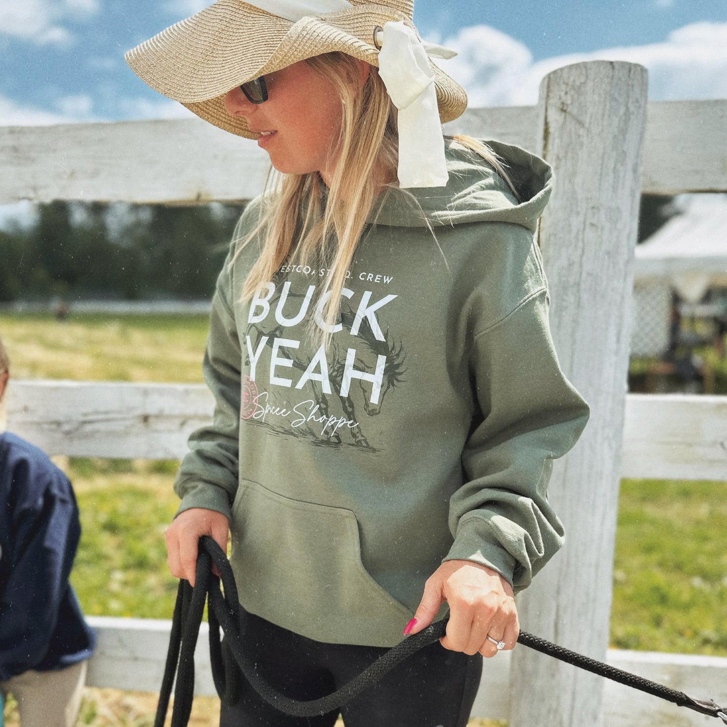 Buck Yeah | Military Green | Hoodie