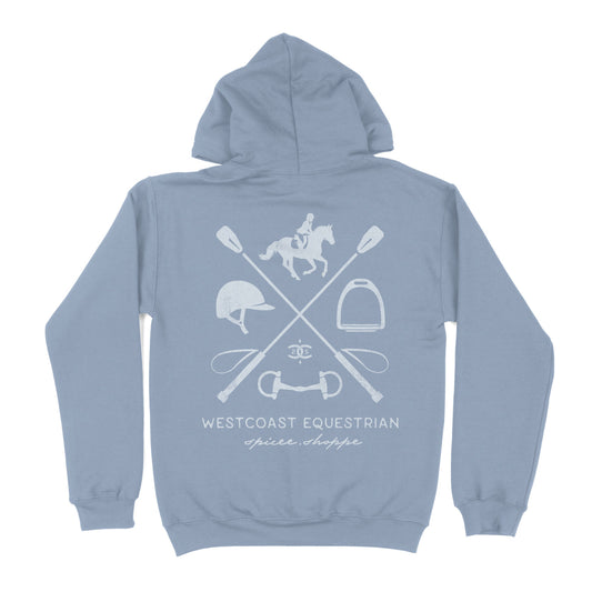 SPICEE Crest | Stone Blue | Hoodie